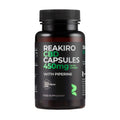 Bottle of Reakiro CBD capsules 450mg with Piperine on a white background