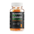 Jar of Reakiro CBD Gummies 300mg with orange flavor on a white background