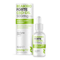 REAKIRO FORTE CBD Oil 500mg bottle and packaging on a white background