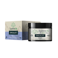 Supreme Life Shilajit resin food supplement jar and packaging on a white background