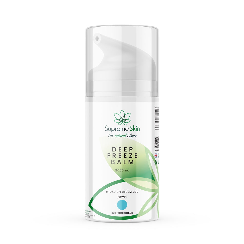 Supreme CBD Deep Freeze Balm 1000mg–2000mg | CBD Cooling Muscle Balm UK
