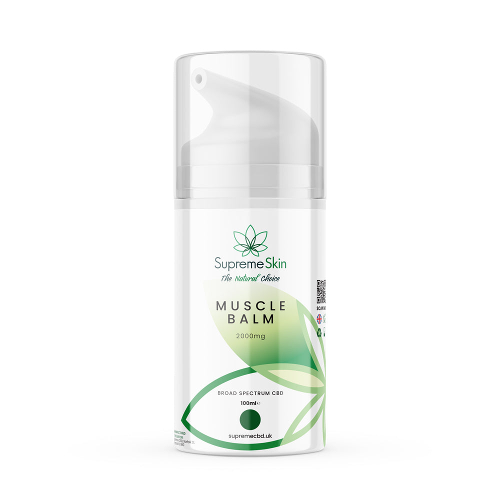 Supreme CBD Muscle & Joint Rub Balm 1000mg–2000mg | CBD Recovery Balm UK
