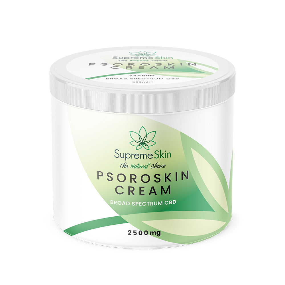Supreme CBD Psoroskin Cream 100ml–500ml | CBD Skin Relief Cream UK