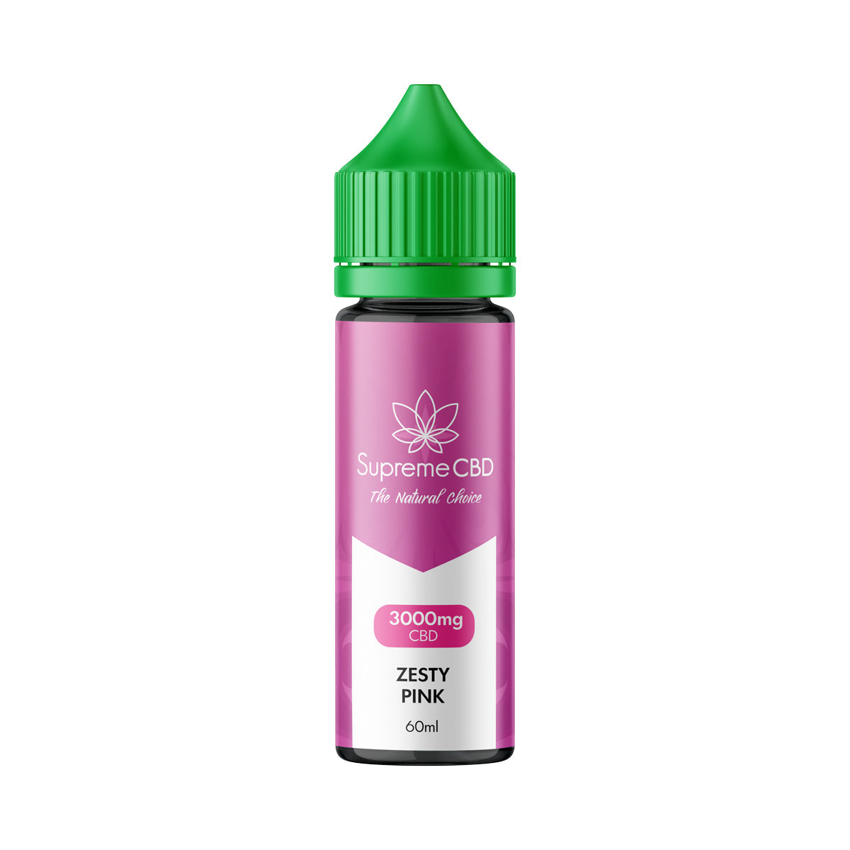 Supreme CBD Zesty Pink CBD Vape Juice 60ml 3000mg | THC Free CBD E-Liquid UK