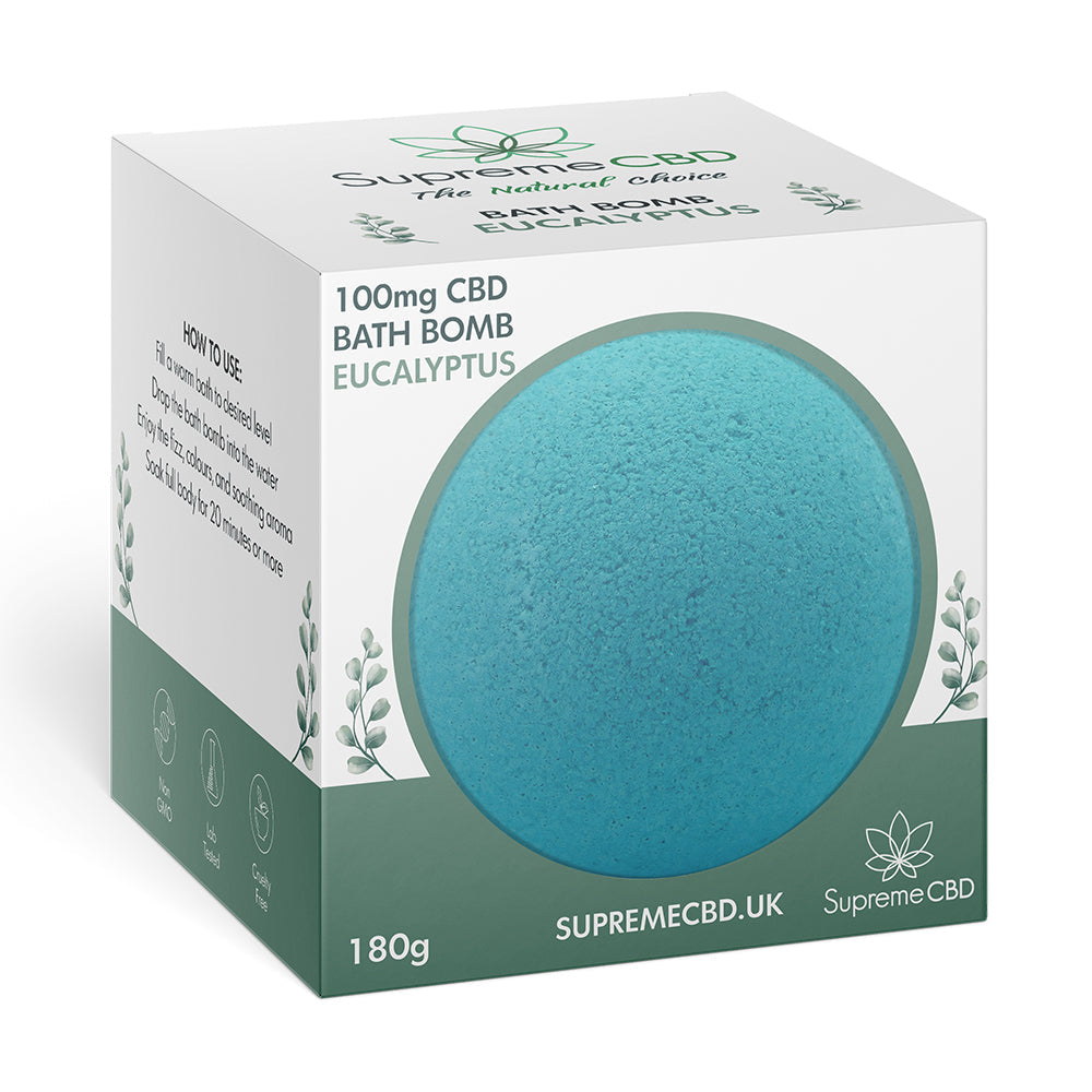 CBD Bath bomb Eucalyptus