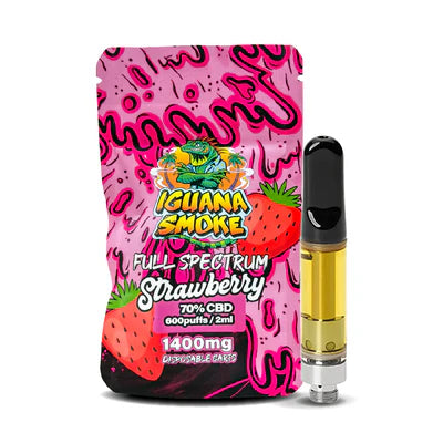 Iguana Smoke Premium Full Spectrum CBD Vape Cartridge 2ml | 1400mg | 510 Thread