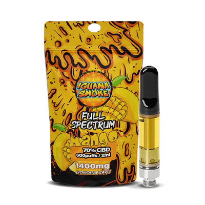 Iguana Smoke Premium Full Spectrum CBD Vape Cartridge 2ml | 1400mg | 510 Thread