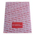 Red and white packaging with 'CBD 70mg' text on a white background