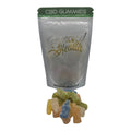 Bag of CBD gummies with 'Improved Health' branding on a white background