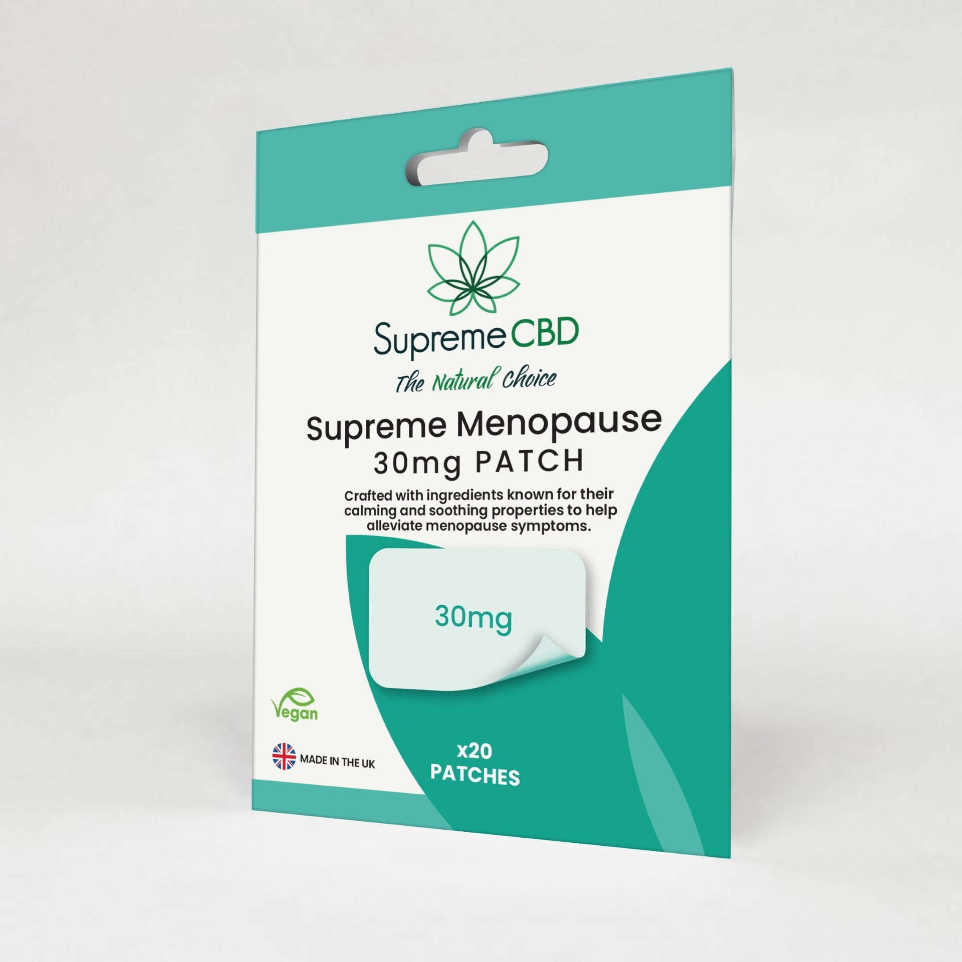 Supreme CBD Menopause Patches 30mg | CBD Hormonal Support Patches UK