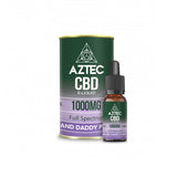 Aztec CBD 1000mg CBD Vaping Liquid 10ml (50PG/50VG) Grand Daddy Purple