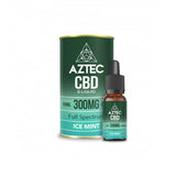 Aztec CBD 300mg CBD Vaping Liquid 10ml (50PG/50VG) Ice Mint