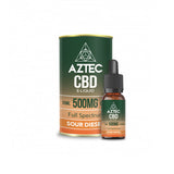 Aztec CBD 500mg CBD Vaping Liquid 10ml (50PG/50VG) Sour Diesel